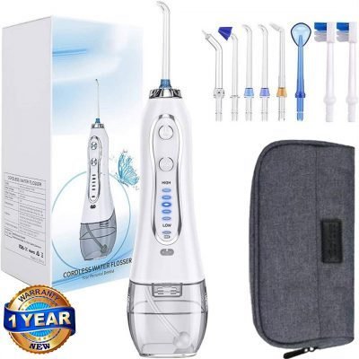 HOMIX WATER FLOSSER CORDLESS 300ML 5 MODE H2OFLOSS-HF-P11 - Image 1