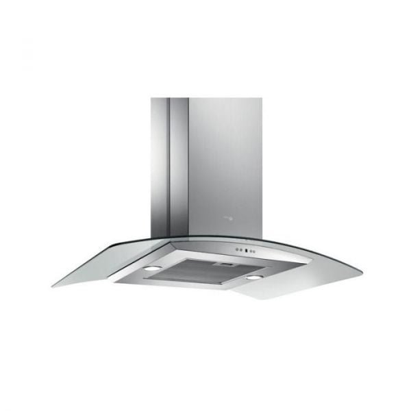 ELICA BI CHIMNEY 90 CM ISLAND GLASS LIPARIIX90 - Image 1