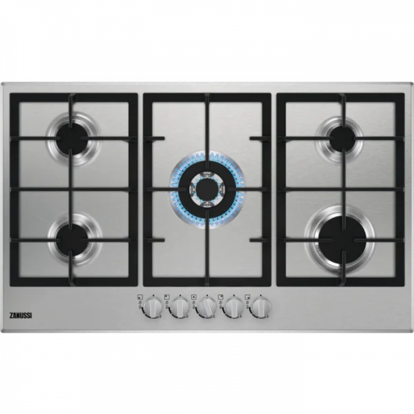 ZANUSSI BI GAS HOB 90 CM ITALY ZGH96524XS - Image 1