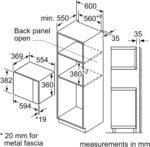 BOSCH BI MICROWAVE 25 LTR BLACK COLOR BEL554MS0M - Image 7