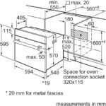 BOSCH BI ELECTRIC OVEN 60CM 8 PRO BLK HBJ538EB0M - Image 7