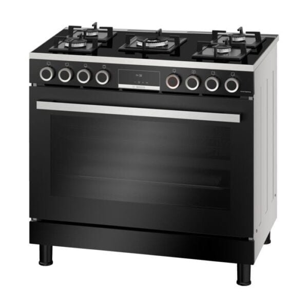 BOSCH GAS COOKER 90CM F/SAFTY BLK HJY5G7V60M - Image 1