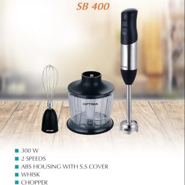 OPTIMA STICK BLEANDER AND CHOPPER WHISK SB400 - Image 1