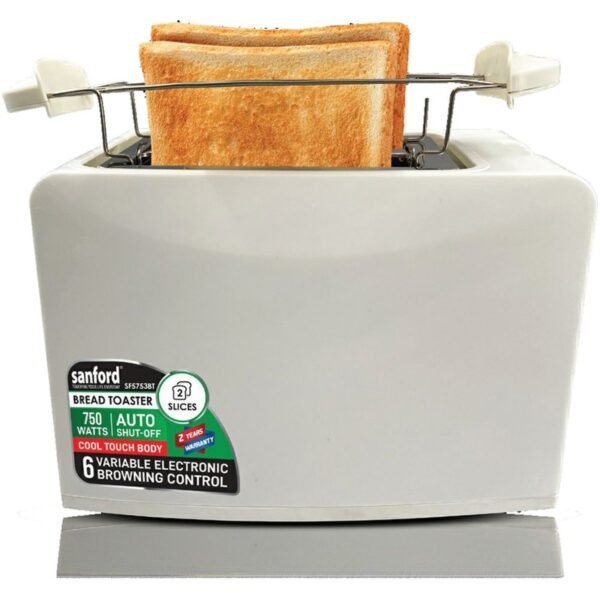 SANFORD TOASTER MAKER 2 SLICE 750W SF5753BT - Image 1