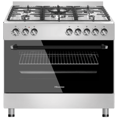 HFS905GES700-1 HISENSE GAS COOKER 90 CM HFG90335RX - Image 1