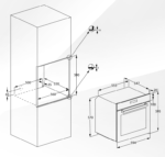 BEKO BI ELECTRIC OVEN 60CM 72LTR 6FUNCTION BBIE14100XC - Image 7