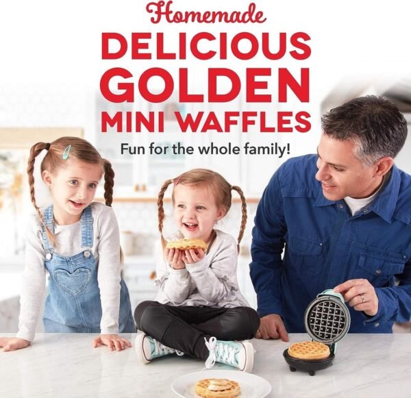 HAMILTON BEACH DASH Mini Griddle and Waffle Maker Bundle - Make Individual Pancakes, Eggs, Hash Browns, Waffles DMW001RD - Image 6