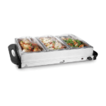ZENET FOOD WARMER BUFFET PLATE 3x2 4LTR ZFW-324