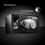 SentrySafe Security Safe with Digital Keypad Lock, Steel Safe with Interior Lining and Bolt Down Kit, California DOJ Certified for Firearm Storag - Image 4