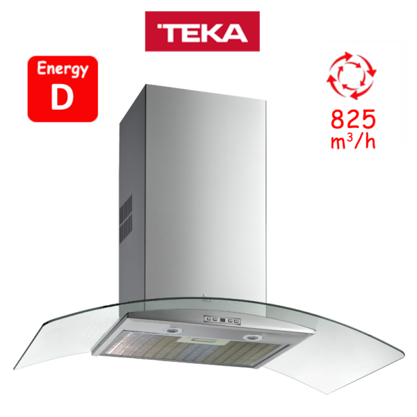 TEKA BI CHIMNEY 90 CM GLASS ULTRASLIM NC 980 - Image 1