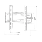 SKILLTECH TV STAND Fixed 22 -43" 45 kg SH 41F - Image 2
