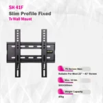 SKILLTECH TV STAND Fixed 22 -43" 45 kg SH 41F - Image 3