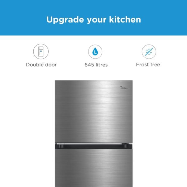 MIDEA REFRIGERATOR 645 LTR SILVER MDRT 645 - Image 2