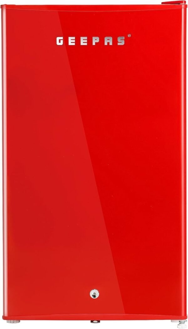 GEEPAS REFRIGERATOR SINGLE DOOR RED COLOR 120L GRF1202RXE - Image 1
