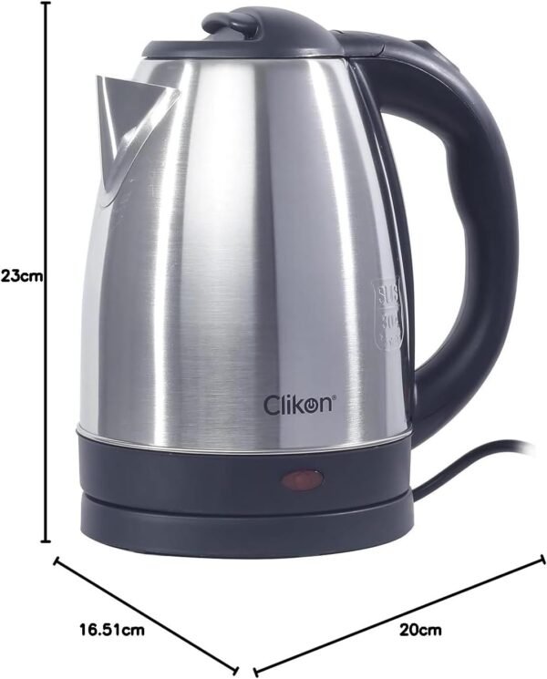 CLIKON STAINLESS STELL KETTLE 1.8 LITRE CK5130 - Image 2