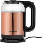 GEEPAS KETTLE DOUBLE LAYER GLASS 1.7L 1500W GK38063