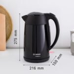 BOSCH KETTLE Black 3000W 1.7L TWK3P423GB - Image 10