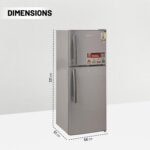 GEEPAS REFRIGERATOR FROST 200 LTR SILVER COLOR GRF2209SXE - Image 8