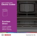 BOSCH CERAMIC COOKER 60 CM FREESTANDING HKL060070M - Image 2