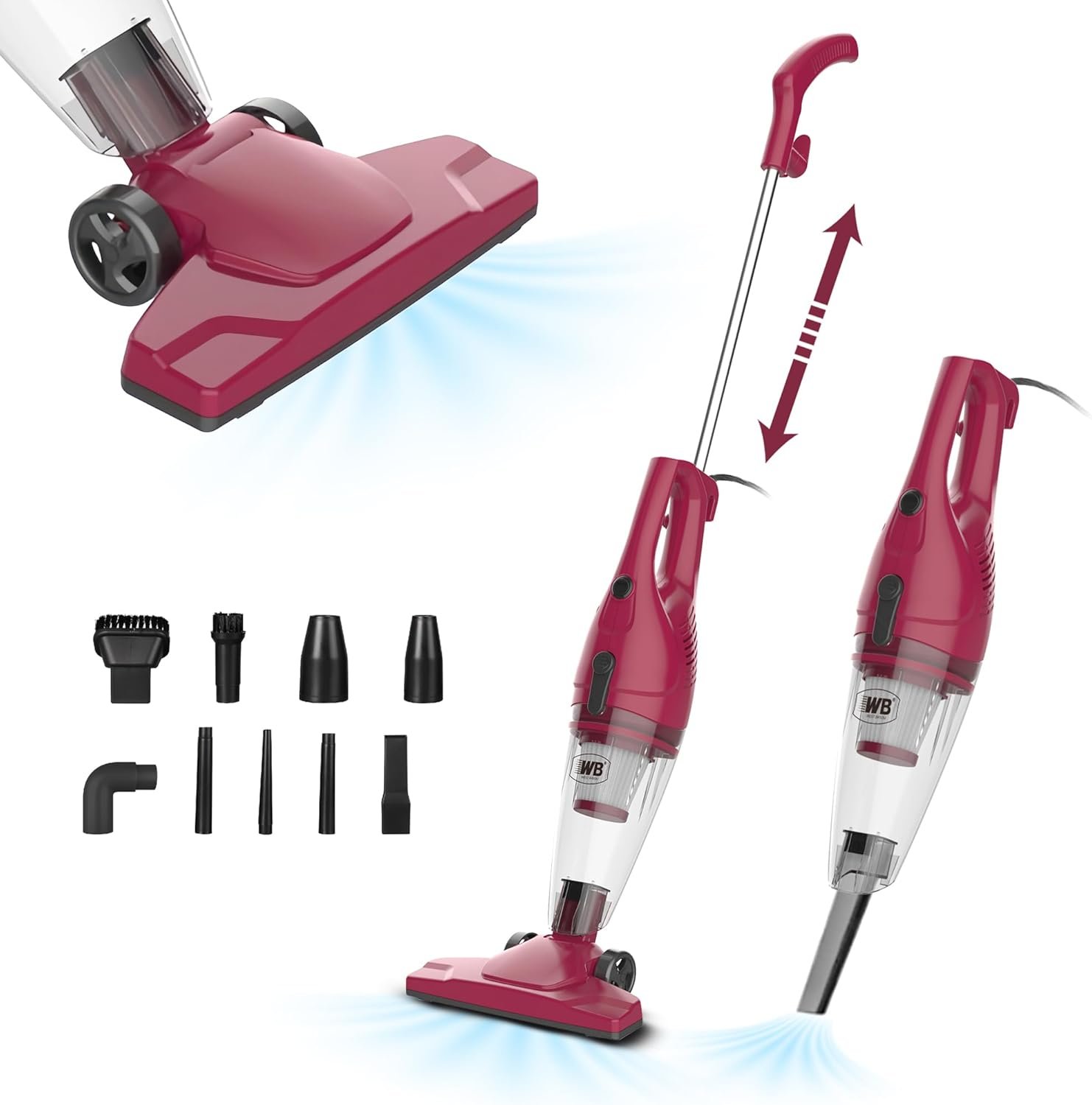71dgAbm393L._AC_SL1500_ WB VACUUM CLEANER HANDHELD 600W WB-701 - Image 1