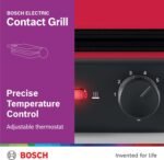 BOSCH CONTACT GRILL RED 2000W TCG4104GB - Image 3