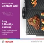 BOSCH CONTACT GRILL RED 2000W TCG4104GB - Image 6