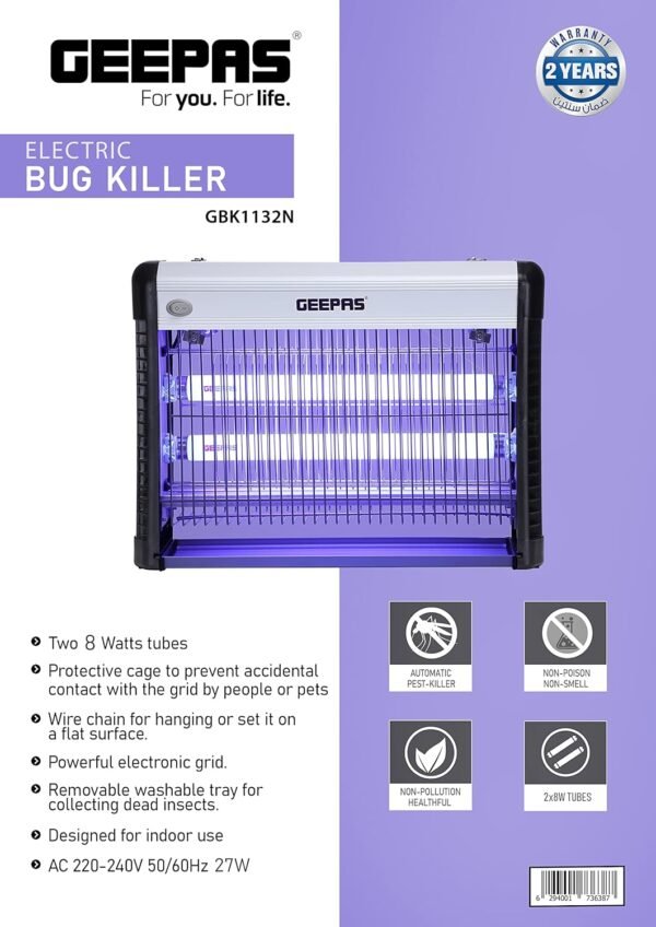 GEEPAS INSECT KILLER GBK1132N - Image 3