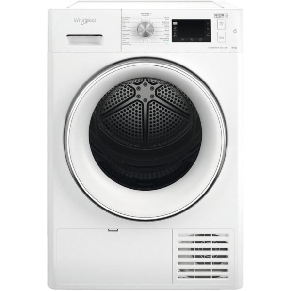 WHIRLPOOL DRYER HEAT PUMP 9 KG WHITE COLOR FFT D 9X3X GCC  made in poland - Image 1