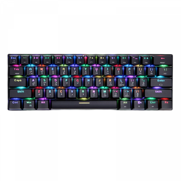 Devo Gaming Keyboard - SP60 Black- Blue Switch - Image 1