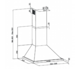 SILVERLINE BI CHIMNEY 60 CM 2242 INOX 60 CM - Image 2