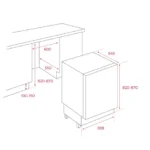 TEKA BI REFRIGERATOR 125 LTR 85cm TFI3 130 D - Image 2