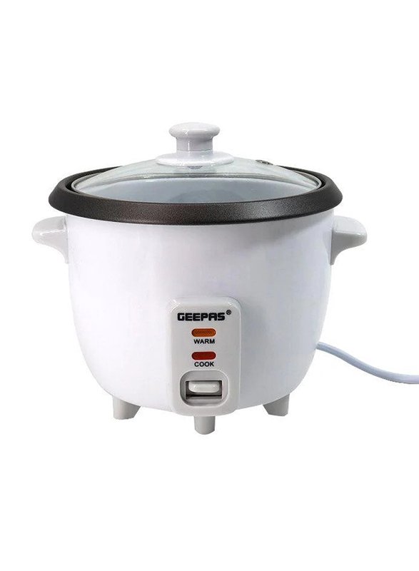 img_2114425770438354678_6294001733270_1_L GEEPAS RICE COOKER 0.6L 300W GRC1828N - Image 1