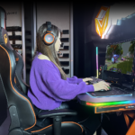 MEETION CHAIR GAMING BLICK & ORANGE MT-CHR14 - Image 10