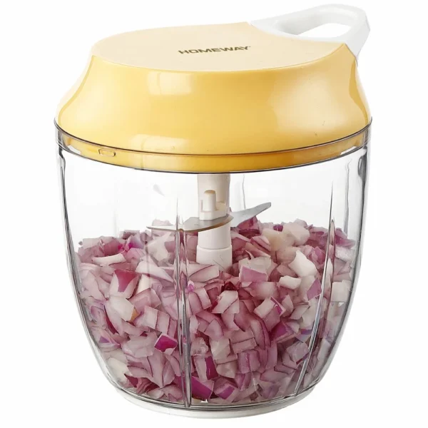 HOMEWAY MANUAL CHOPPER WITH EGG BREAKER 950ML-HW3402 - Image 1