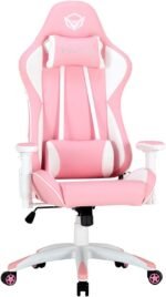 MEETION CHAIR GAMING E-SPORT PINK COLOR CHR16 - Image 9