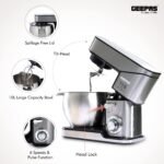 GEEPAS STAND MIXER 10LTR 2000W GSM43042 - Image 2