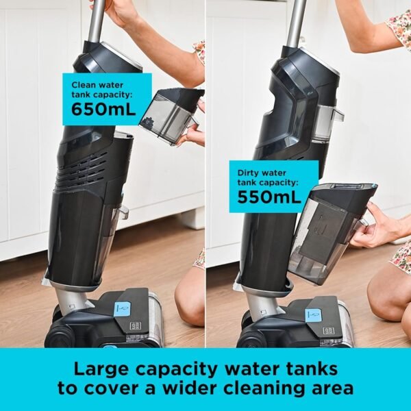 BLACK & DECKER  WET & DRY VACUUM + WASH DUO CORDLESS 3-1 ,30MTS RUNTIME,DUAL WATER TANK,ONE TOUCH SELF CLEANING VW252BR - Image 6