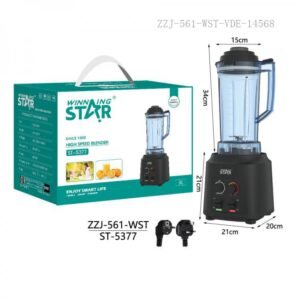 1675498150919608058 WINNING STAR BLENDER 3L 800W ST-5377 MADE IN CHINA ( 1 YEAR FULL WARRANTY ) - Image 1