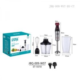 WINNING STAR HAND BLENDER 4 IN 1 800W ST-5510 MADE IN CHINA ( 1 YEAR FULL WARRANTY )
