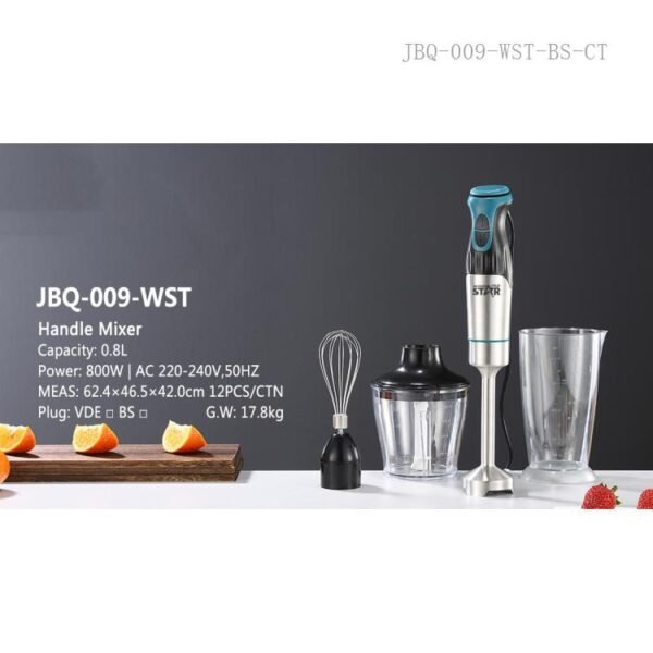 WINNING STAR HAND BLENDER 4 IN 1 800W ST-5510 MADE IN CHINA ( 1 YEAR FULL WARRANTY ) - Image 3