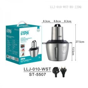 WINNING STAR STAINLESS STELL CHOOPER 3L 300W ST-5507 MADE IN CHINA ( 1 YEAR FULL WARRANTY )