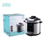 WINNING STAR PRESSURE COOKER 6L 1000W ST-9303 MADE IN CHINA ( 1 YEAR FULL WARRANTY )