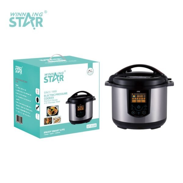 WINNING STAR PRESSURE COOKER 10L 1600W ST-9336 MADE IN CHINA ( 1 YEAR FULL WARRANTY ) - Image 1