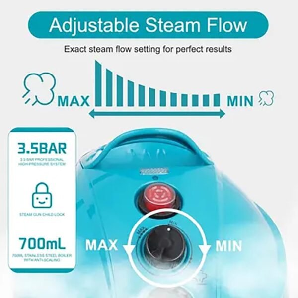 WINNING STAR STEAM CLEANER 1300W ST-4601 MADE IN CHINA ( 1 YEAR FULL WARRANTY ) - Image 6
