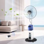 WINNING STAR RECHARGABLE COPPER SPRAY FAN WITH TIMER REMOTE CONTROL ST-4501 MADE IN CHINA ( 1 YEAR WARRANTY ) - Image 3