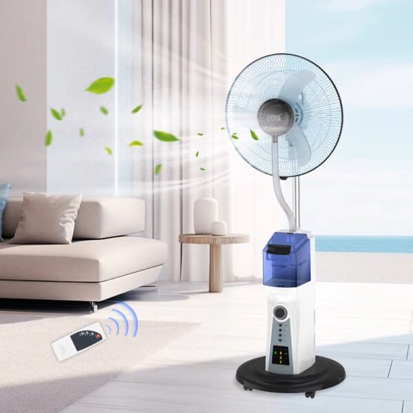 WINNING STAR RECHARGABLE COPPER SPRAY FAN WITH TIMER REMOTE CONTROL ST-4501 MADE IN CHINA ( 1 YEAR WARRANTY ) - Image 3