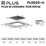PLUS BI CERAMIC HOB 60CM PL0025-H - Image 2