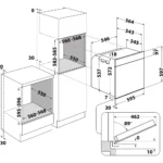 WHIRLPOOL BI ELECTRIC OVEN 60CM INOX WOI78HT1SXA - Image 2