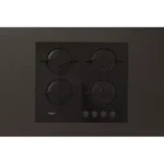 Whirlpool 60cm Built-in Gas Hob 4 Burners Glass Black. - Image 3