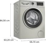 BOSCH WASHER FRONT LOAD 9 KG 1400RPM IRON STEAM WGA1440XGC - Image 3